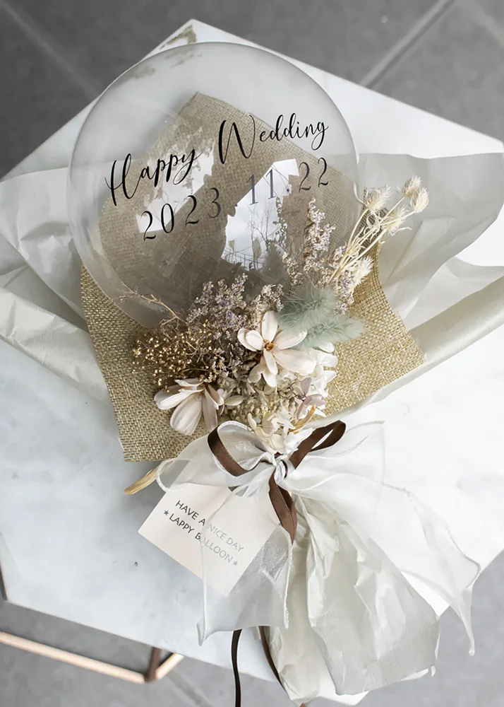 natural balloon bouquet/ナチュラルバルーンブーケ 5,980円(税込)